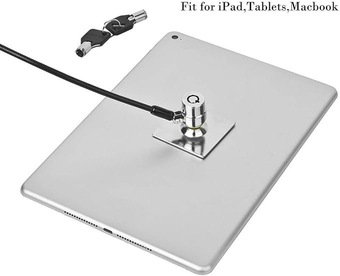 I3C Laptop Cable Lock, Hardware Security Cable Lock with Keys, Anti Theft Combination Lock for Laptop Monitor Compatible with Tablet Surface Projector and Other Electronic Devices