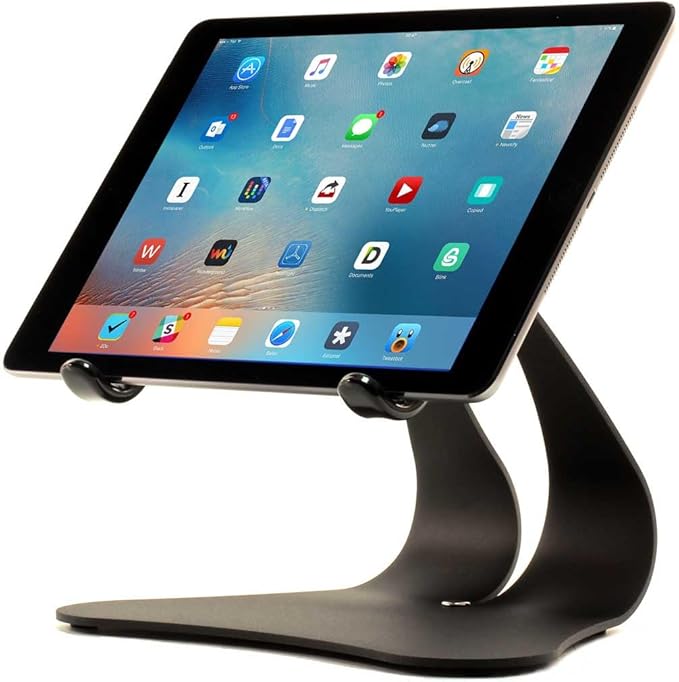 Thought Out Stabile 2.0 – Heavy-Duty Steel Tablet Stand, Wobble-Free, Made in USA, Compatible with Apple iPad