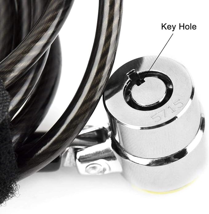 I3C Laptop Cable Lock Hardware Security Cable Lock Anti Theft, Anchor Plate & 2 Keys Compatible with Notebooks Smart Phone Tablet Electronic Products (2 Pack)