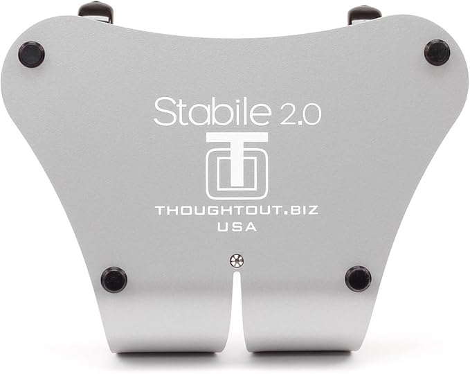 Thought Out Stabile 2.0 – Heavy-Duty Steel Tablet Stand, Wobble-Free, Made in USA, Compatible with Apple iPad