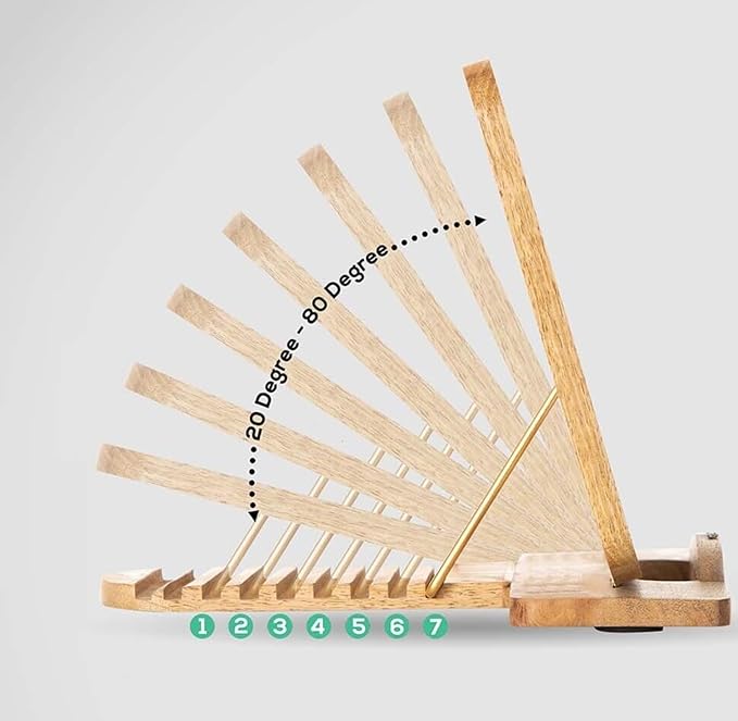 Vertical Laptop Stand Holder for MackBook Dell HP I Dual Dock Slots | Plastic-Free| (Indian Rosewood)