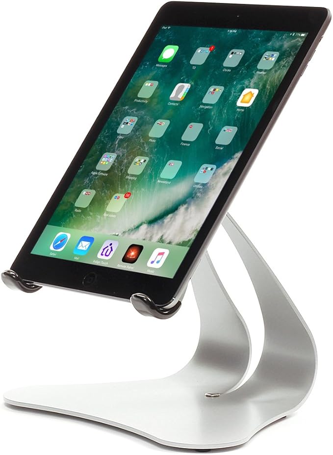 Thought Out Stabile 2.0 – Heavy-Duty Steel Tablet Stand, Wobble-Free, Made in USA, Compatible with Apple iPad