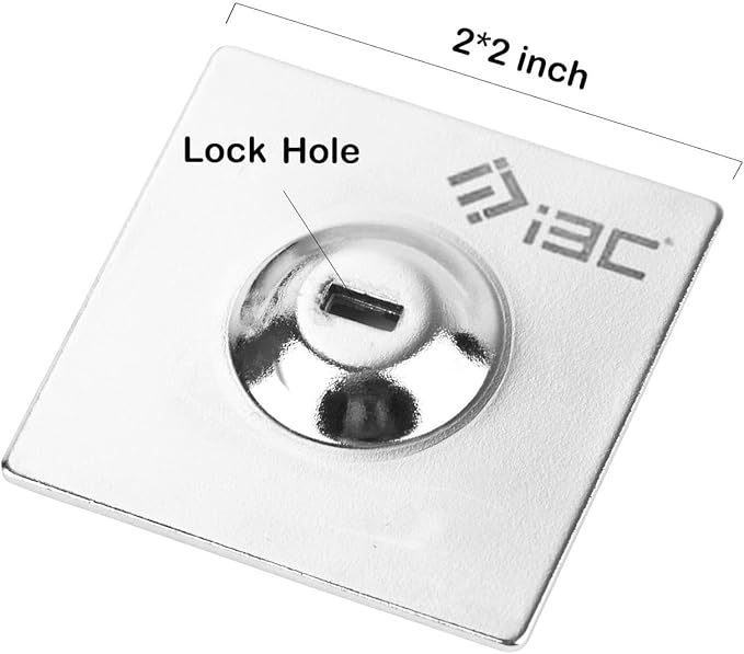 I3C Laptop Cable Lock, Hardware Security Cable Lock with Keys, Anti Theft Combination Lock for Laptop Monitor Compatible with Tablet Surface Projector and Other Electronic Devices