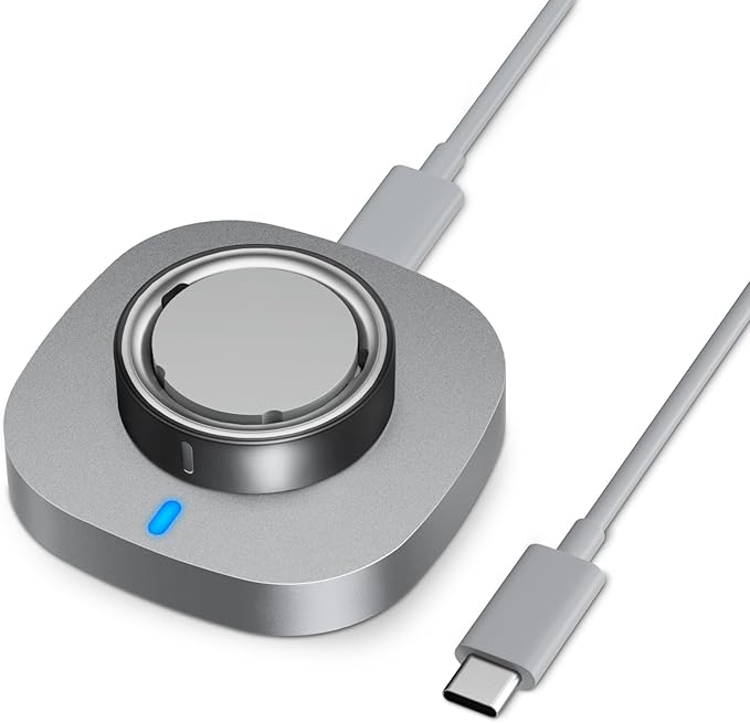 Charger Compatible with Oura Ring Gen 4/Oura Ring Gen 4 Ceramic Size 9, Fast Charging Dock with USB-C Cable