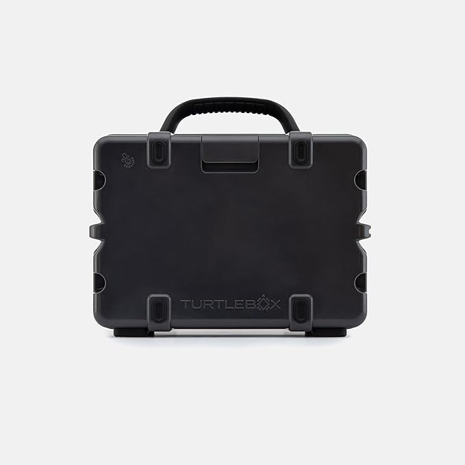 Turtlebox Original Gen 3: Portable Outdoor Bluetooth Speaker – Ultra-Loud (120dB), Waterproof (IP67), Rugged, Impact-Resistant, 3-Day Battery | Party Mode: Unlimited Pairing for Stereo Sound, Gray