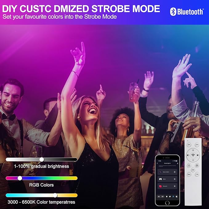 Smart APP Remote Control Adjustable Color RGBCW Linear LED Modern Pendant Light Full Spectrum Modern Minimalist Restaurant Office Restaurant Coffee Shop bar Office