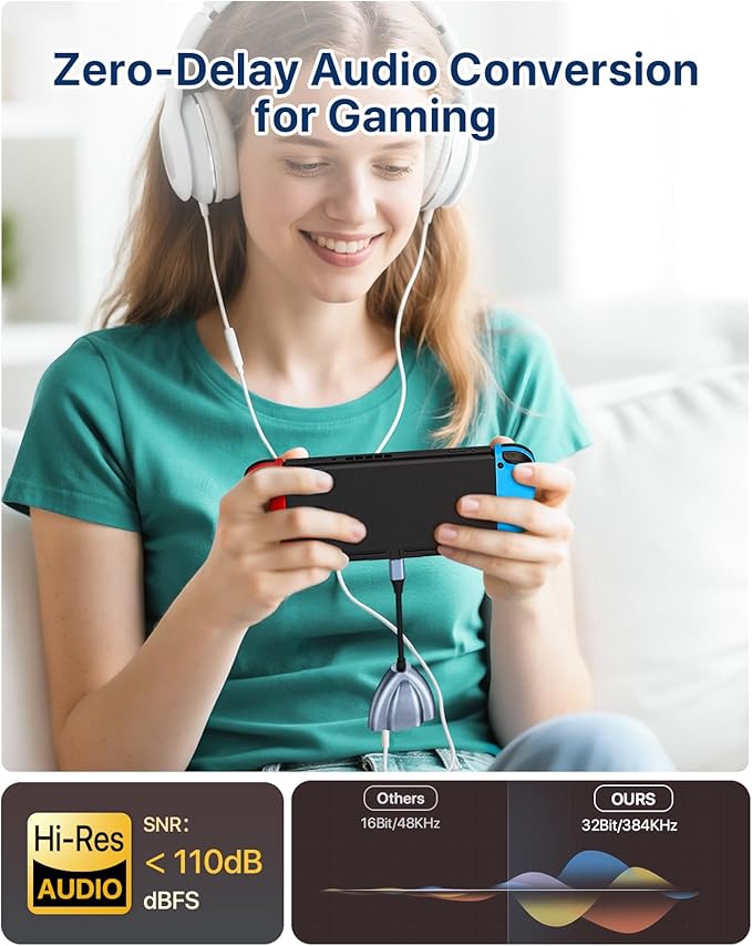 USB C Hub Multiport Adapter, 4 in 1 USB C Spliter to 3.5mm Audio, 1Gbps RJ45 Ethernet and Type C Adapter Supporting 60W PD Charging & 480Mbps Transfer, Dongle for Laptop/Mac/Phone/Switch(Gray)