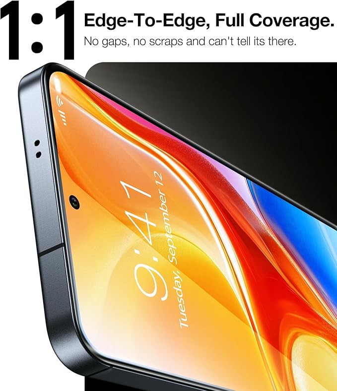 TORRAS 12FT Military-Grade Shatterproof for Samsung Galaxy S25 Plus / S25+ Screen Protector [9H+ Aerospace Tempered Glass＆ One-Pull Installation] Full Coverage Fit Bubble Free 6.7″ GlassGo X