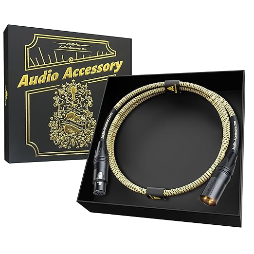 Gold Series Star Quad XLR Cables 1.5ft, Neutrik Connectors, 19AWG Microphone Cable, Kevlar-Reinforced Nylon Braided Handmade Mic Cable, 100% Coverage OFC Braid and Al-Foil Shielding
