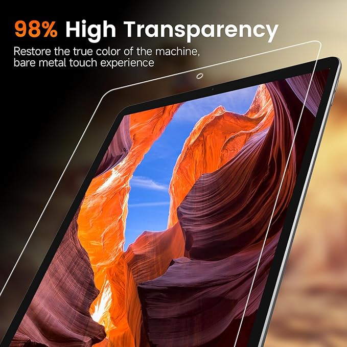 PandaShield 2 Pack for iPad 10.2-inch(9th/8th/7th Gen.) 9H+ Tempered Glass Screen Protector with Easy-Install[12FT Grade Shatterproof] Apple Pencil Compatible,HD Clarity,Scratch Resistant