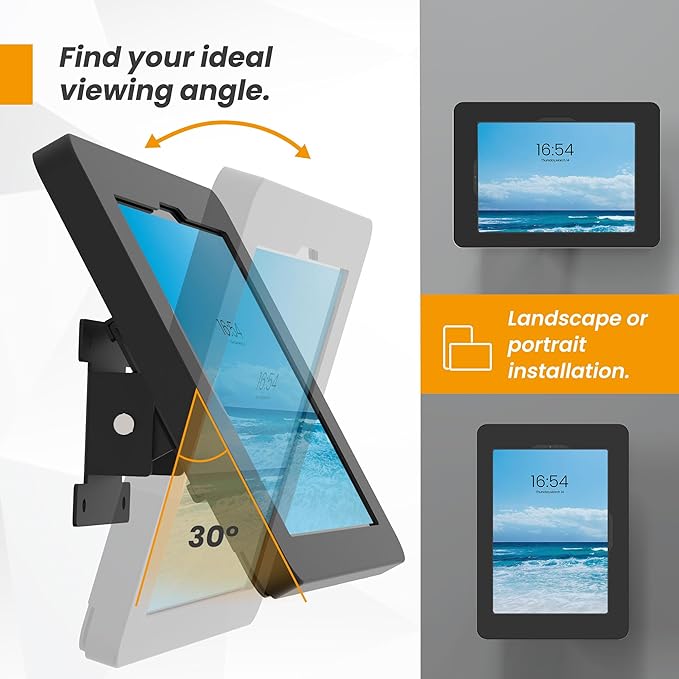 Tablet Wall Mount Compatible with 10.9" iPad 10th, Pro 11" 1 2 3 4, Air 4 5, Air 11", iPad 11"(A16) - BSW101BA