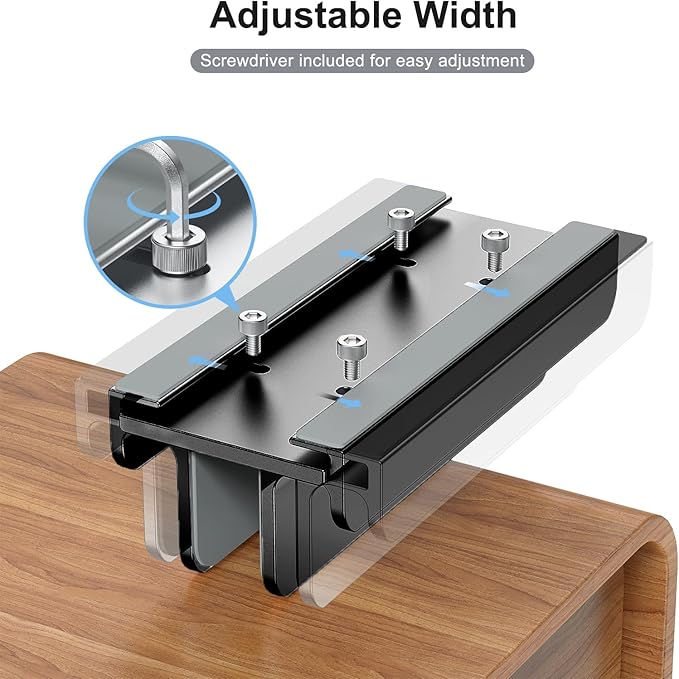 Vertical Laptop Stand, Aluminum Laptop Holder, Adjustable 3-in-1 Design, Compatible with MacBook, MacBook Pro/Air, Dell, HP, Lenovo, Up to 17.3 inches (Black)