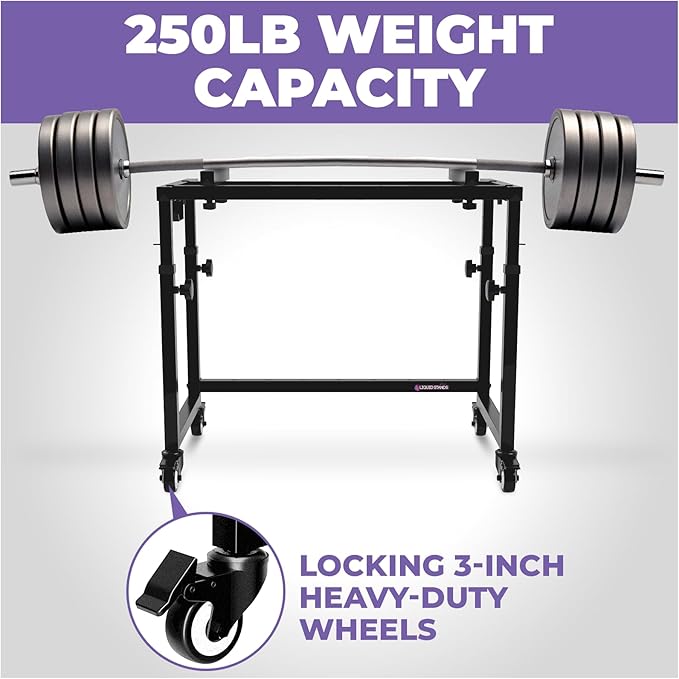 Liquid Stands Piano Keyboard Stand - Electric Piano Stand for 49 54 61 88 Key - Piano Desk Music Stand Production - Piano Table Synth Stand Rolling Home Recording Studio Workstation DJ Keyboard Table