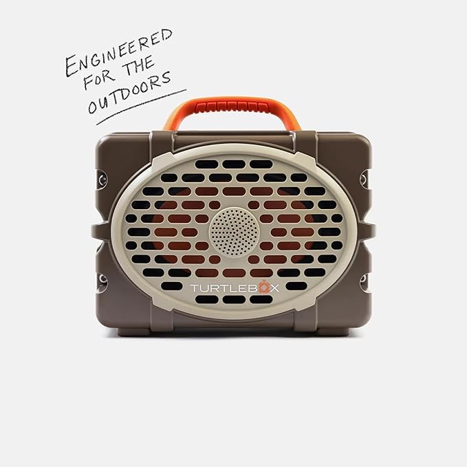 Turtlebox Original Gen 3: Portable Outdoor Bluetooth Speaker – Ultra-Loud (120dB), Waterproof (IP67), Rugged, Impact-Resistant, 3-Day Battery | Party Mode: Unlimited Pairing for Stereo Sound, Delta