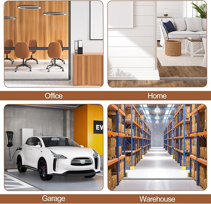 MYFAMIREA 3.3FT Floor Cord Cover for Wire Self Adhesive Cable Cavity Management PVC Extension Cord Hider Power Floor Wire Protector Cover Prevent Cable Trip for Office Home Outdoor (Gray Wood, 1.18'')