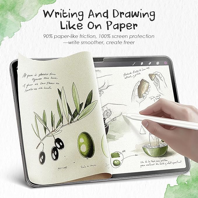 PandaShield 2-Pack Paper-feel Screen Protector Easy-Installation Box for iPad Pro [13-in.] M5/M4 (2025/2024),Matte,Write and Draw like on Paper,Bubble Free,Anti-Glare,Scratch Resistant,Apple Pencil Support