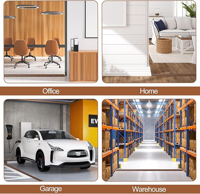 MYFAMIREA 10FT Floor Cord Cover for Wire Self Adhesive Cable Cavity Management PVC Extension Cord Hider Power Floor Wire Protector Prevent Cable Trips for Office Home Outdoor (Dark Brown Wood, 1.18'')