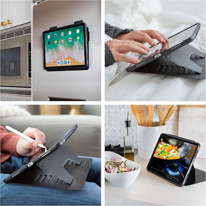 ZUGU CASE 2017/2015 iPad Pro 12.9 inch (Old Model) 1st & 2nd Gen Case Prodigy X, Very Protective But Thin, Convenient Magnetic Stand, Sleep/Wake Cover for Men & Women, Black