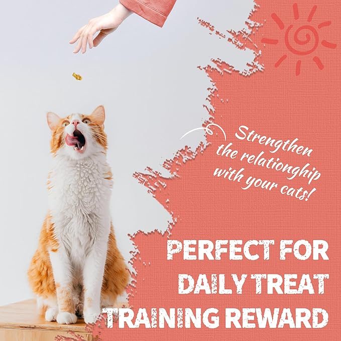Just Try 16 OZ Salmon Cat Treats for Indoor Cats, Crunchy Training Treats Dental Care Omega 3 for Cats Joint Support & Skin Coat Health